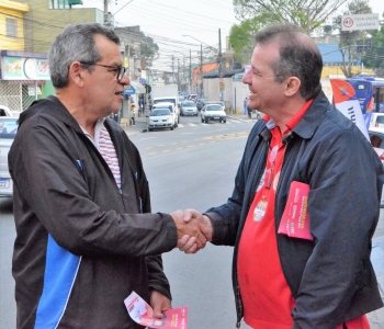 Quarta-feira de muito caminhada e de diálogo com a população de São Bernardo