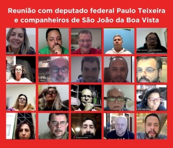 Reunião Virtual ao Lado do Paulo Teixeira