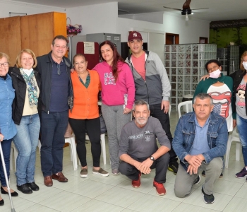 Visita a Associação dos Moradores da Zona Norte, na Vila Paulistana
